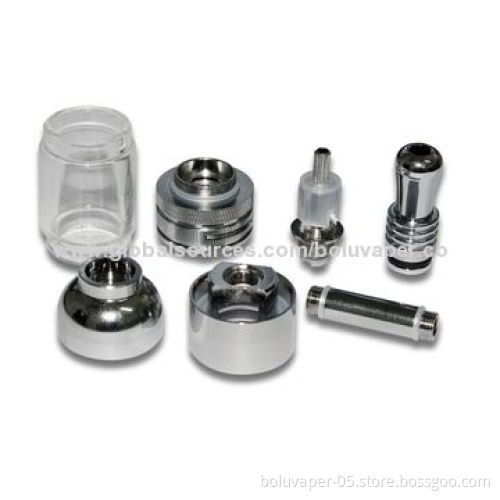 Newest E Cigarette Atomizers, Extendable Mouthpiece, Upgraded Inner Cap with Replaceable Dual-coil